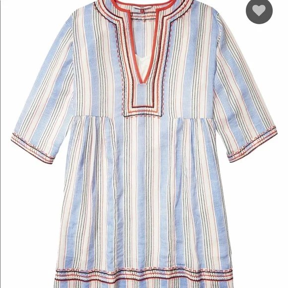 Tommy Hilfiger Brand New Kaftan Style Dress in S/ Premium Cotton - Picture 2 of 10